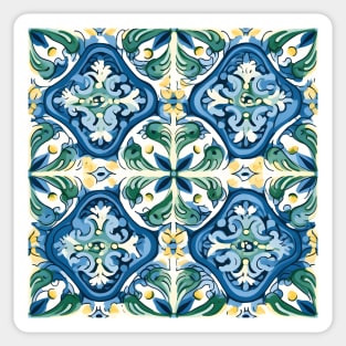 Italian Majolica Tile 12 Sticker